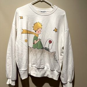 Zara and the Little Prince collab. White crewneck.